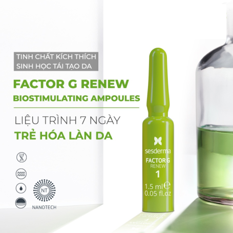 Tinh chất tái tạo da sinh học Factor G Renew Sesderma 7 x 1.5ml